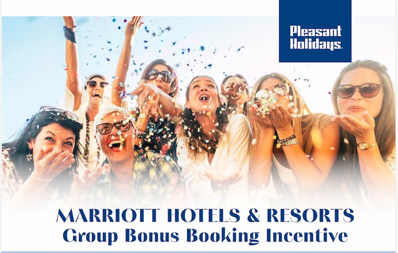 Earn Up to $3,000 in Group Booking Bonuses with Pleasant Holidays